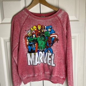 MARVEL HEROES GIRLS PULLOVER TOP